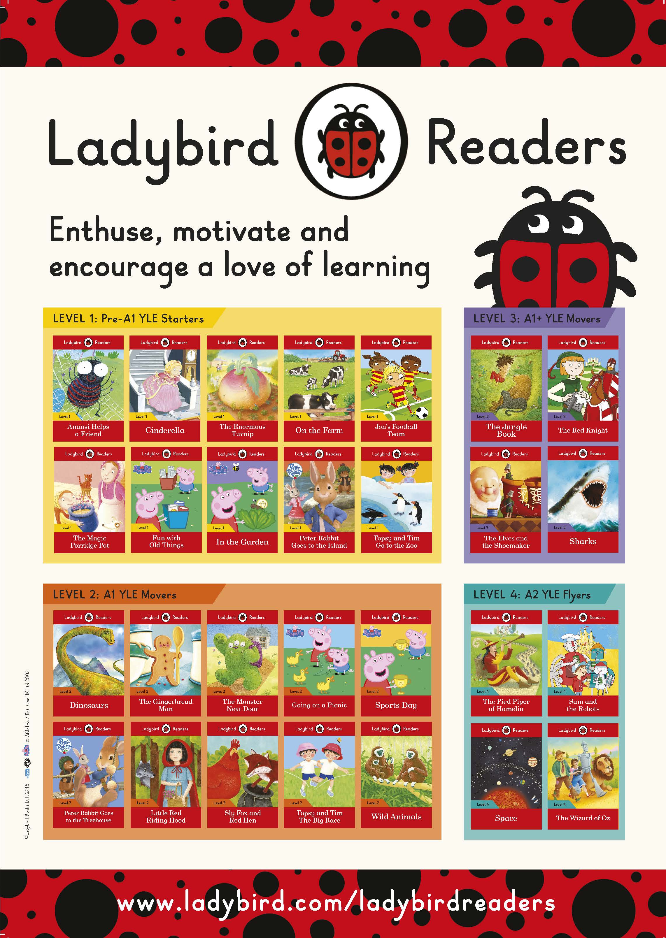 Ladybird Readers Poster