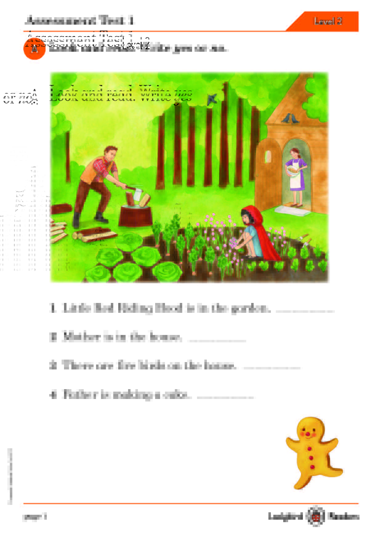 Ladybird Readers Level 2 Assessment Tests and Answer Keys