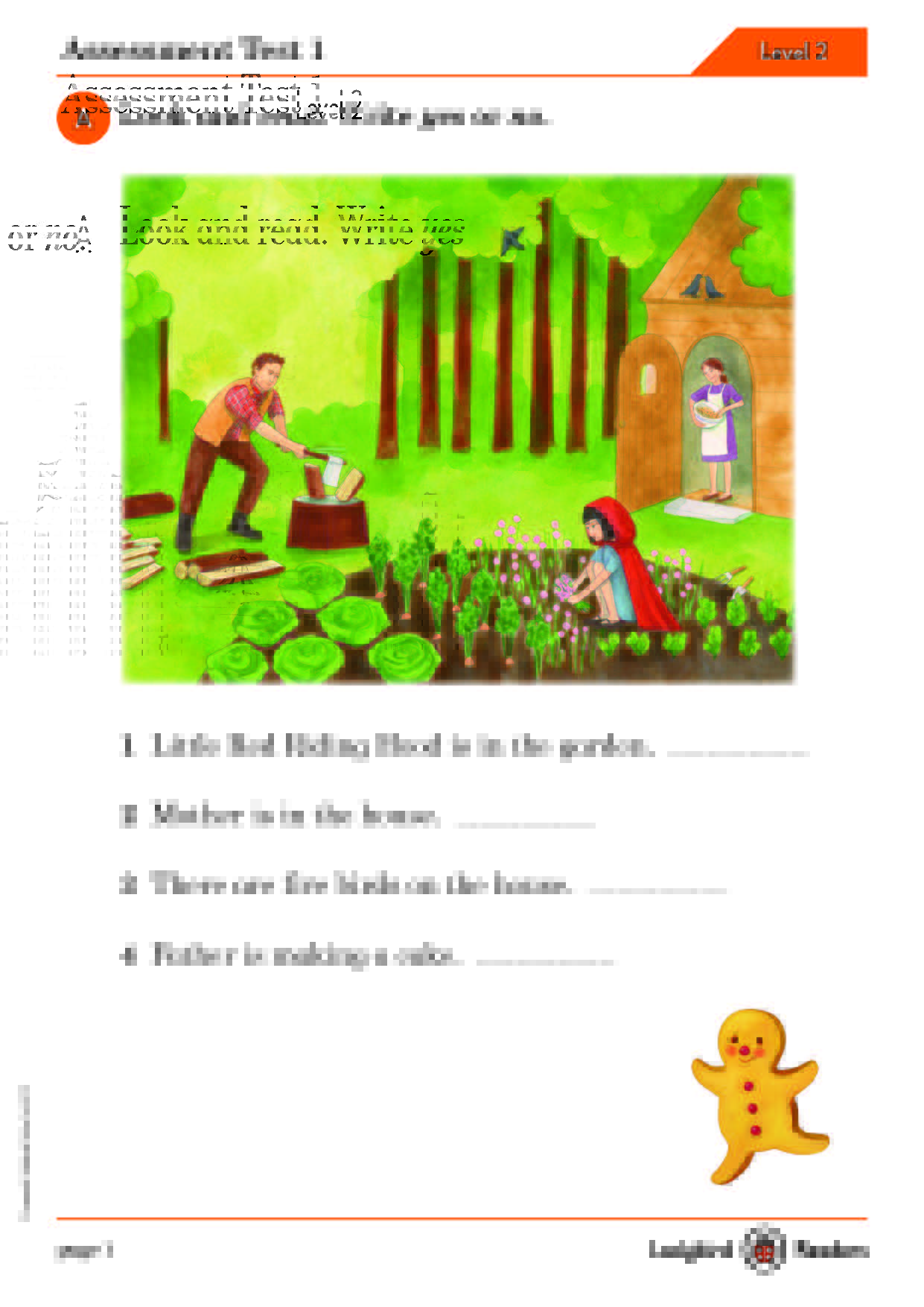 Ladybird Readers Level 2 Assessment Tests and Answer Keys