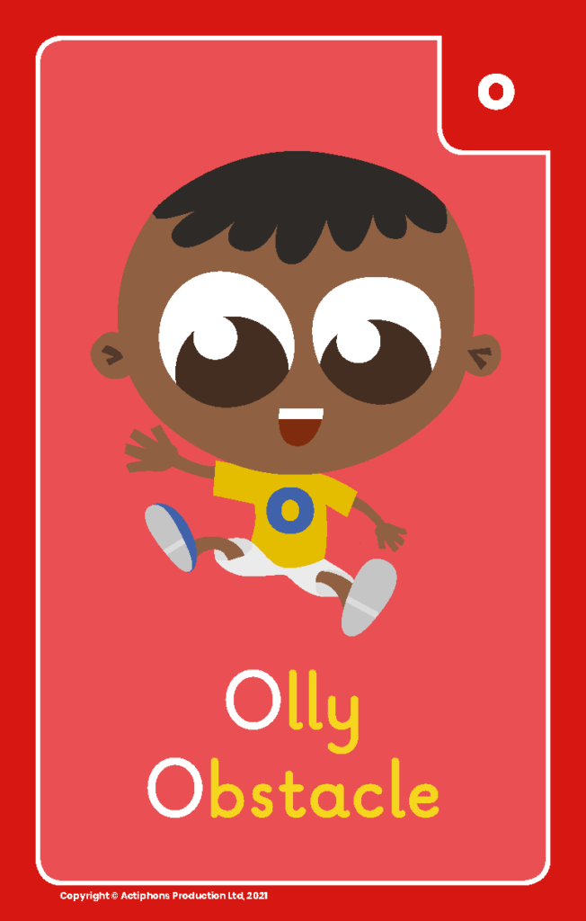 Olly Obstacle Flashcard