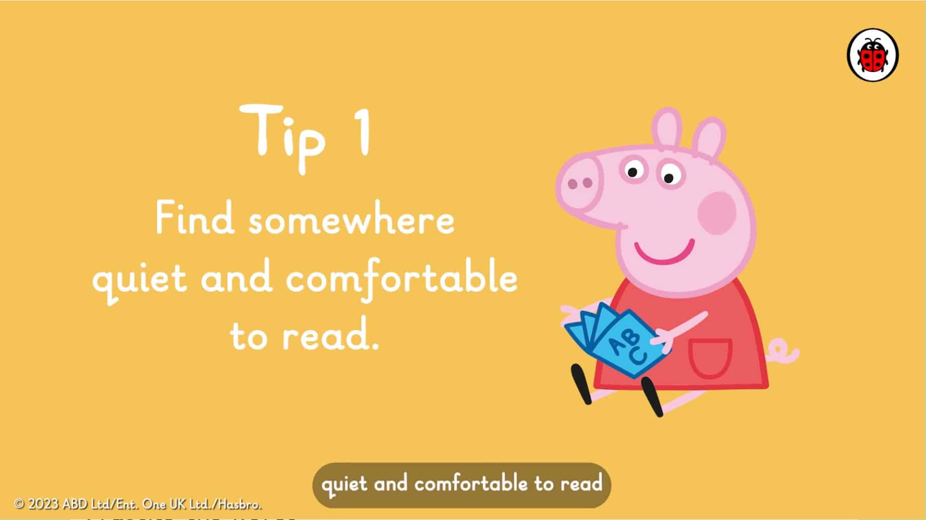 Phonics Tips – Learn with Peppa