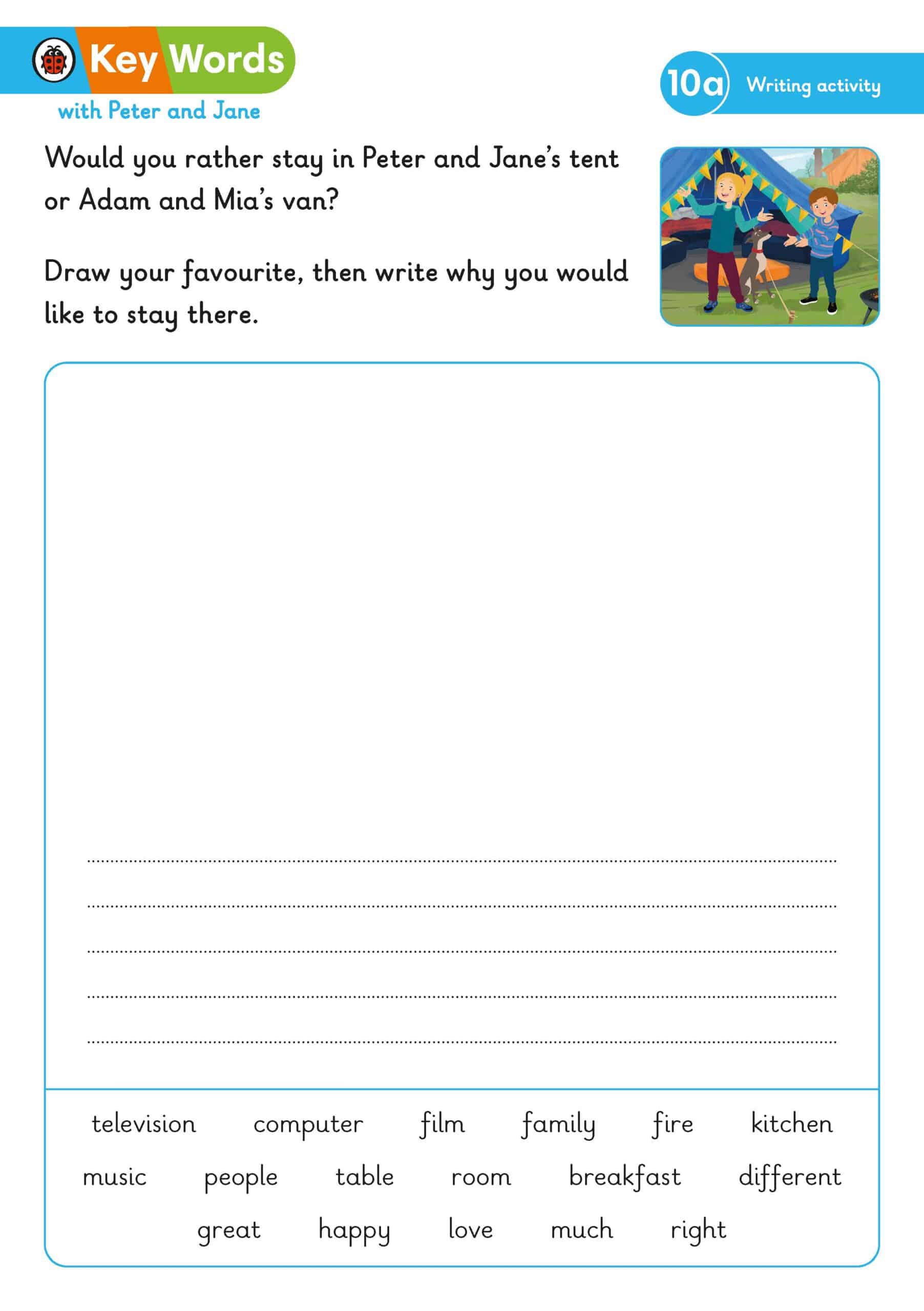 10a Writing Activity