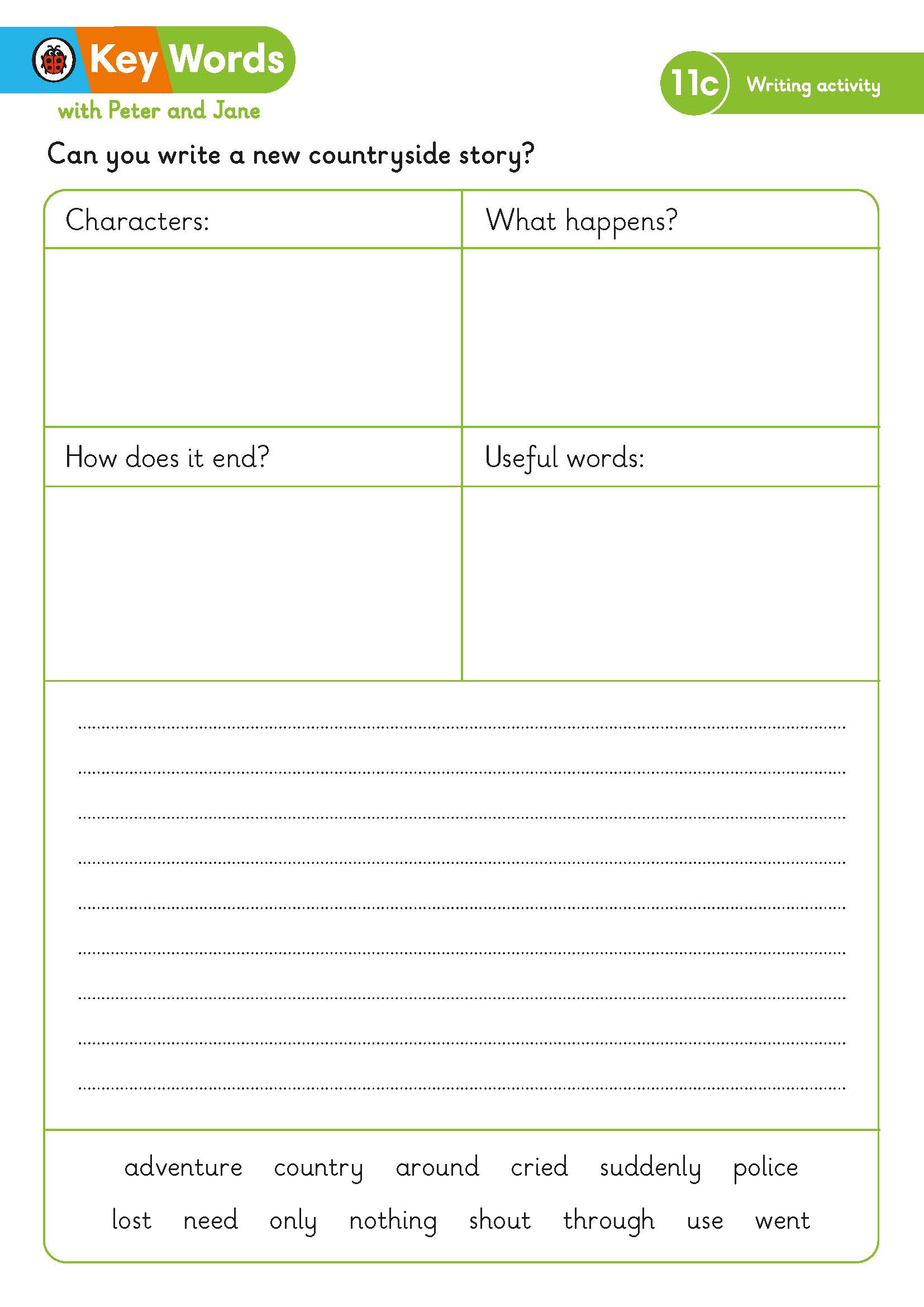 11c Writing Activity