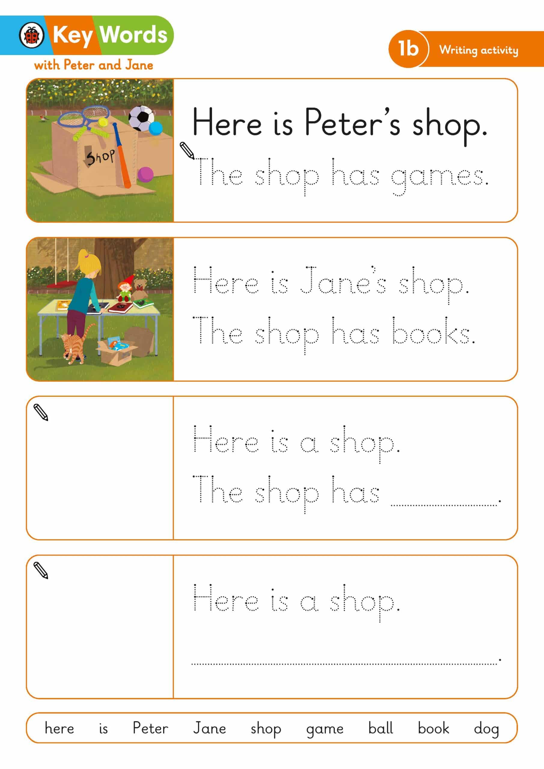 1b Writing Activity