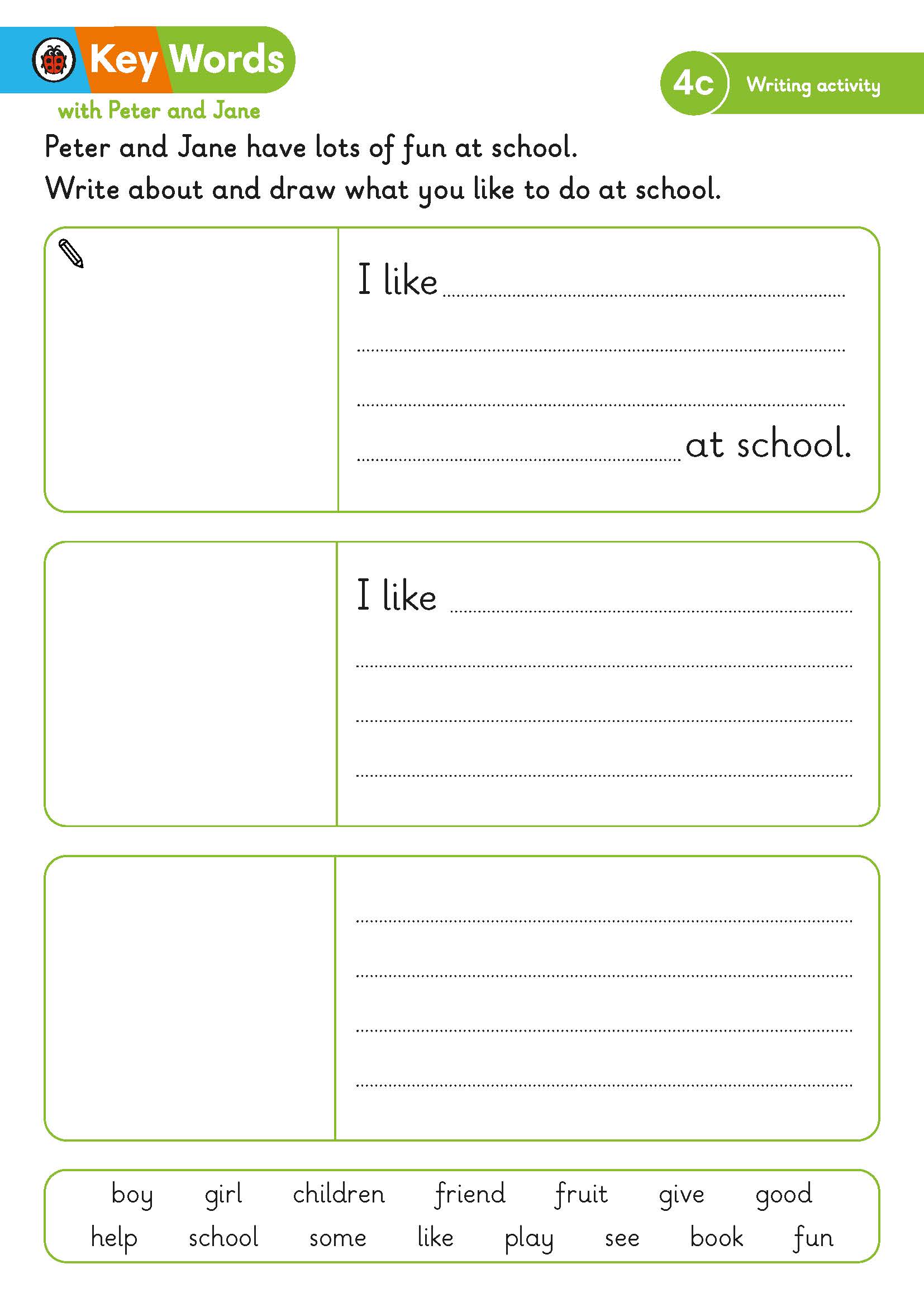 4c Writing Activity