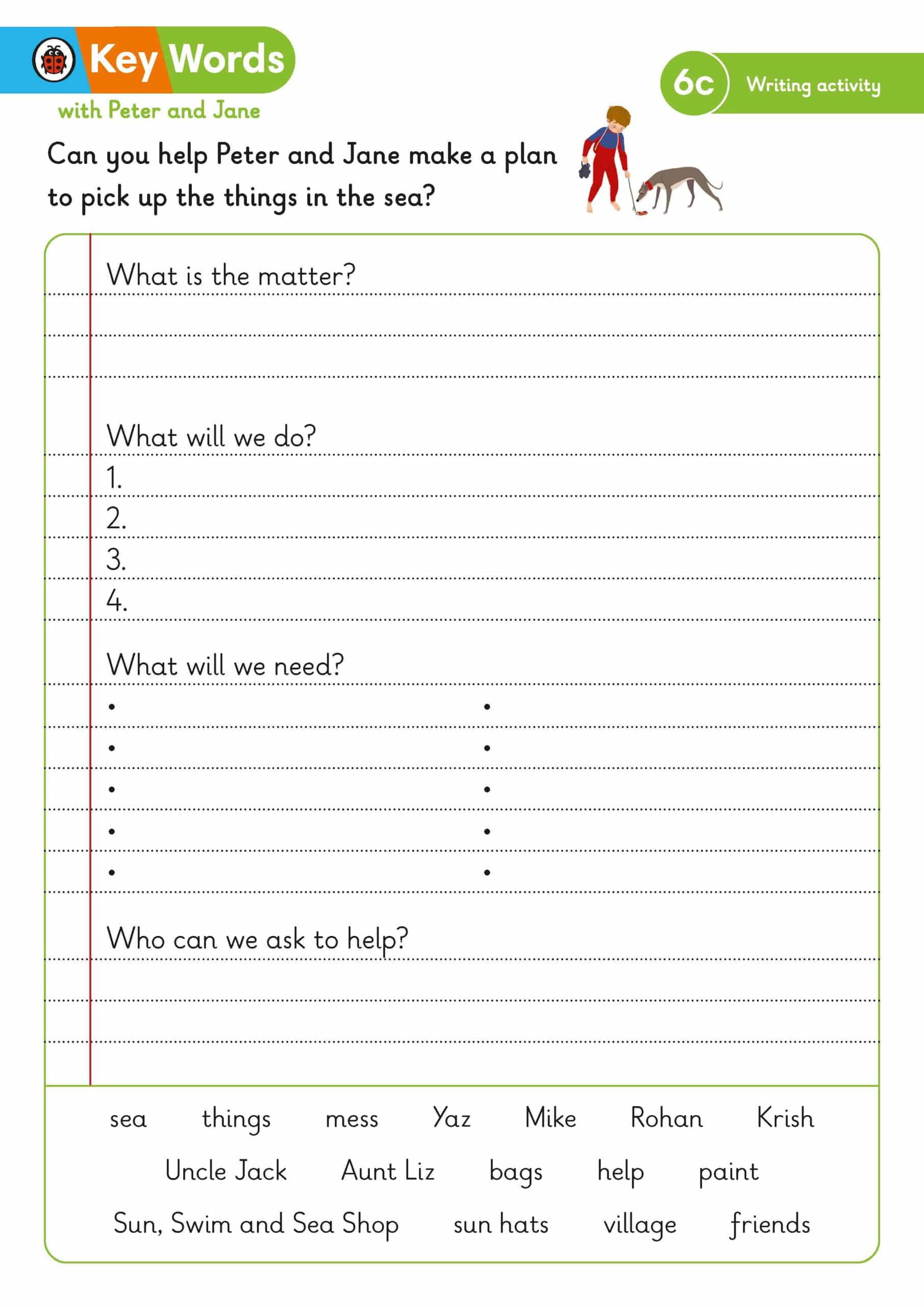 6c Writing Activity